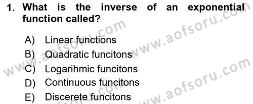 Mathematical Economics Dersi 2024 - 2025 Yılı Yaz Okulu Sınav Soruları 1. Soru
