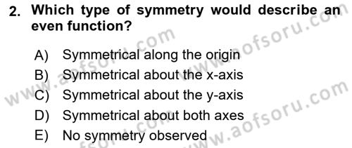 Mathematical Economics Dersi 2024 - 2025 Yılı Yaz Okulu Sınav Soruları 2. Soru