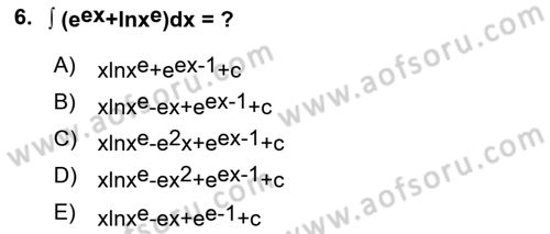 Mathematical Economics Dersi 2024 - 2025 Yılı Yaz Okulu Sınav Soruları 6. Soru