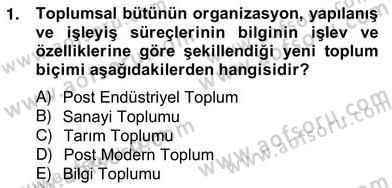 Bilgi Ekonomisi Dersi 2012 - 2013 Yılı (Vize) Ara Sınav Soruları 1. Soru