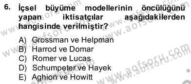 Bilgi Ekonomisi Dersi 2012 - 2013 Yılı (Vize) Ara Sınav Soruları 6. Soru