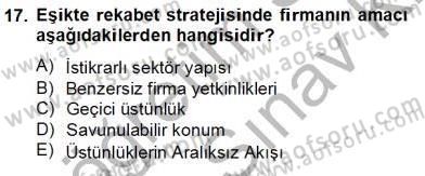 Bilgi Ekonomisi Dersi 2012 - 2013 Yılı (Final) Dönem Sonu Sınav Soruları 17. Soru