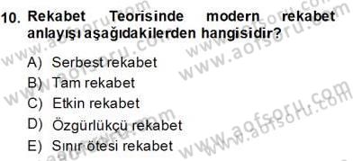 Bilgi Ekonomisi Dersi 2013 - 2014 Yılı (Final) Dönem Sonu Sınav Soruları 10. Soru
