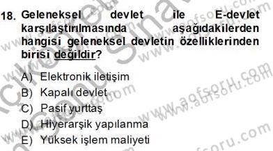 Bilgi Ekonomisi Dersi 2013 - 2014 Yılı (Final) Dönem Sonu Sınav Soruları 18. Soru