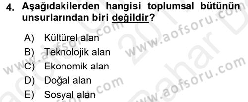 Bilgi Ekonomisi Dersi 2017 - 2018 Yılı (Vize) Ara Sınav Soruları 4. Soru