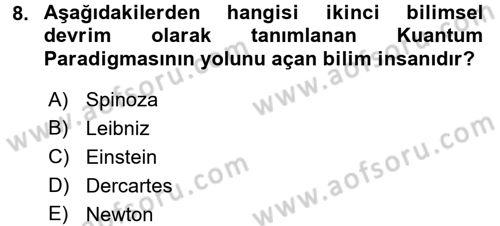 Bilgi Ekonomisi Dersi 2017 - 2018 Yılı (Vize) Ara Sınav Soruları 8. Soru