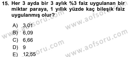 Matematiksel İktisat Dersi 2017 - 2018 Yılı (Vize) Ara Sınav Soruları 15. Soru