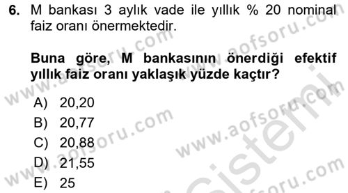 Matematiksel İktisat Dersi 2023 - 2024 Yılı Yaz Okulu Sınav Soruları 6. Soru