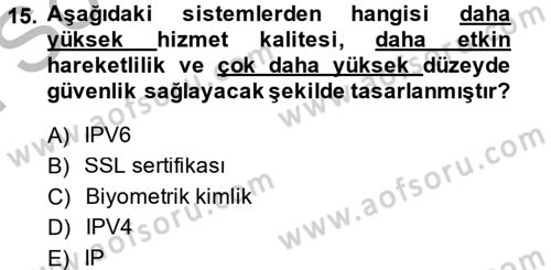 Hizmetler Ekonomisi Dersi 2013 - 2014 Yılı (Final) Dönem Sonu Sınav Soruları 15. Soru