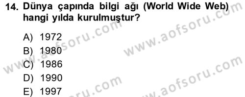 Hizmetler Ekonomisi Dersi 2013 - 2014 Yılı Tek Ders Sınav Soruları 14. Soru