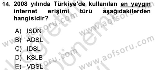 Hizmetler Ekonomisi Dersi 2015 - 2016 Yılı (Final) Dönem Sonu Sınav Soruları 14. Soru