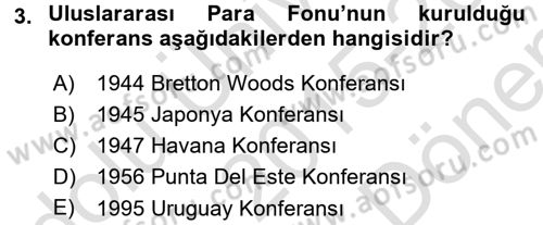 Hizmetler Ekonomisi Dersi 2015 - 2016 Yılı (Final) Dönem Sonu Sınav Soruları 3. Soru