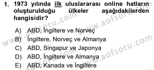 Hizmetler Ekonomisi Dersi 2015 - 2016 Yılı Tek Ders Sınav Soruları 1. Soru