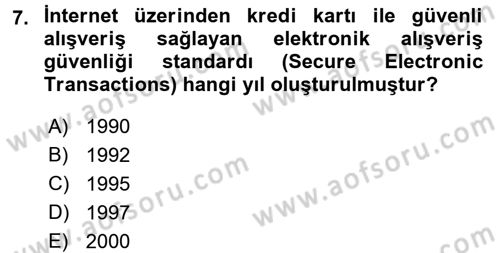 Hizmetler Ekonomisi Dersi 2017 - 2018 Yılı (Final) Dönem Sonu Sınav Soruları 7. Soru