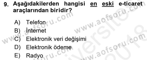 Hizmetler Ekonomisi Dersi 2017 - 2018 Yılı (Final) Dönem Sonu Sınav Soruları 9. Soru