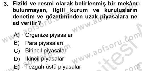 Para Teorisi Dersi 2017 - 2018 Yılı (Vize) Ara Sınav Soruları 3. Soru