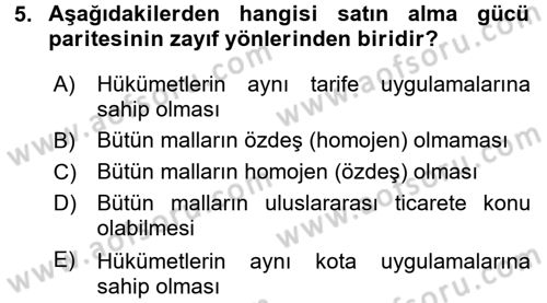 Para Teorisi Dersi 2017 - 2018 Yılı (Final) Dönem Sonu Sınav Soruları 5. Soru
