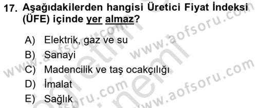 Para Teorisi Dersi 2022 - 2023 Yılı (Final) Dönem Sonu Sınav Soruları 17. Soru