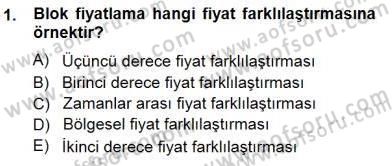 Sanayi Ekonomisi Dersi 2012 - 2013 Yılı (Final) Dönem Sonu Sınav Soruları 1. Soru