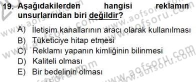 Sanayi Ekonomisi Dersi 2012 - 2013 Yılı (Final) Dönem Sonu Sınav Soruları 19. Soru