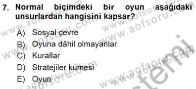 Sanayi Ekonomisi Dersi 2015 - 2016 Yılı (Final) Dönem Sonu Sınav Soruları 7. Soru