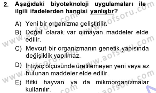 Tarım Ekonomisi ve Tarımsal Politikalar Dersi 2014 - 2015 Yılı (Vize) Ara Sınav Soruları 2. Soru