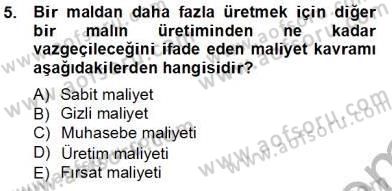 Uluslararası İktisat Teorisi Dersi 2012 - 2013 Yılı (Vize) Ara Sınav Soruları 5. Soru