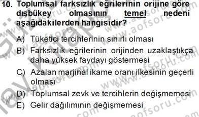 Uluslararası İktisat Teorisi Dersi 2014 - 2015 Yılı (Vize) Ara Sınav Soruları 10. Soru
