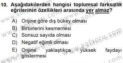 Uluslararası İktisat Teorisi Dersi 2015 - 2016 Yılı (Vize) Ara Sınav Soruları 10. Soru