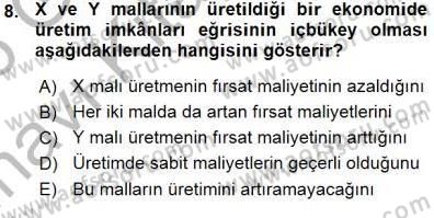 Uluslararası İktisat Teorisi Dersi Ara Sınavı Deneme Sınav Soruları 8. Soru
