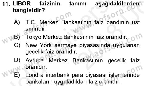 Uluslararası İktisat Teorisi Dersi 2017 - 2018 Yılı 3 Ders Sınav Soruları 11. Soru