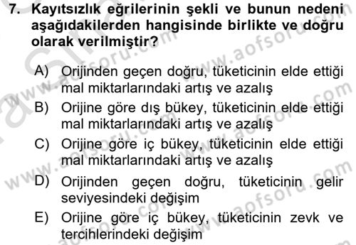Uluslararası İktisat Teorisi Dersi 2017 - 2018 Yılı (Vize) Ara Sınav Soruları 7. Soru