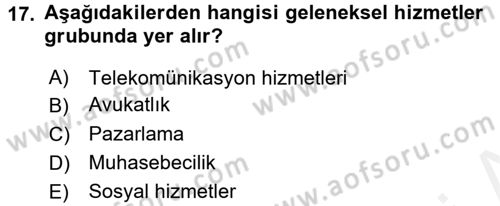 Uluslararası İktisat Teorisi Dersi 2017 - 2018 Yılı (Final) Dönem Sonu Sınav Soruları 17. Soru