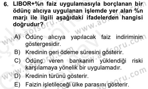 Uluslararası İktisat Teorisi Dersi 2017 - 2018 Yılı (Final) Dönem Sonu Sınav Soruları 6. Soru