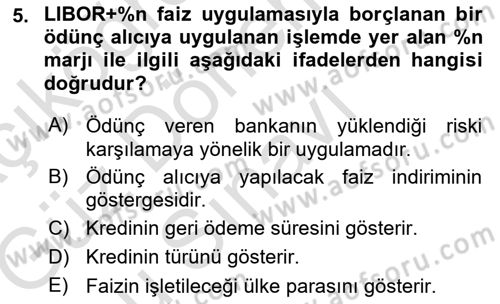 Uluslararası İktisat Teorisi Dersi 2019 - 2020 Yılı (Final) Dönem Sonu Sınav Soruları 5. Soru