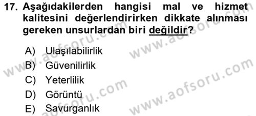 Kamu Ekonomisi 1 Dersi 2016 - 2017 Yılı 3 Ders Sınav Soruları 17. Soru