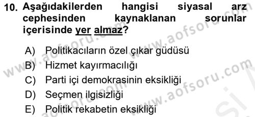 Kamu Ekonomisi 1 Dersi 2017 - 2018 Yılı 3 Ders Sınav Soruları 10. Soru