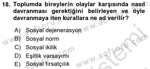 Kamu Ekonomisi 1 Dersi 2021 - 2022 Yılı (Vize) Ara Sınav Soruları 18. Soru