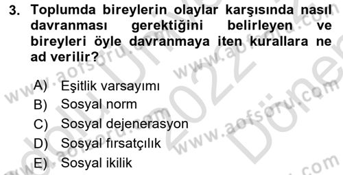 Kamu Ekonomisi 1 Dersi 2022 - 2023 Yılı (Final) Dönem Sonu Sınav Soruları 3. Soru