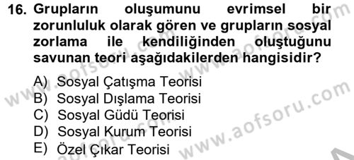 Kamu Ekonomisi 2 Dersi 2012 - 2013 Yılı (Vize) Ara Sınav Soruları 16. Soru