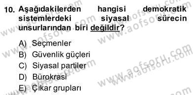 Kamu Ekonomisi 2 Dersi 2013 - 2014 Yılı (Vize) Ara Sınav Soruları 10. Soru