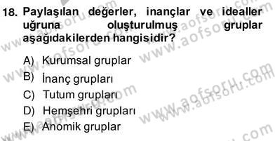 Kamu Ekonomisi 2 Dersi 2013 - 2014 Yılı (Vize) Ara Sınav Soruları 18. Soru