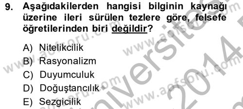 Kamu Ekonomisi 2 Dersi 2013 - 2014 Yılı (Final) Dönem Sonu Sınav Soruları 9. Soru