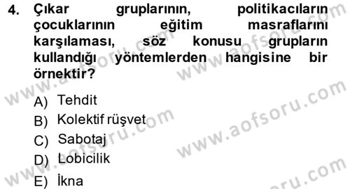 Kamu Ekonomisi 2 Dersi 2014 - 2015 Yılı (Final) Dönem Sonu Sınav Soruları 4. Soru