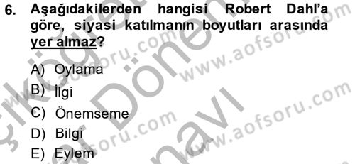 Kamu Ekonomisi 2 Dersi 2014 - 2015 Yılı (Final) Dönem Sonu Sınav Soruları 6. Soru