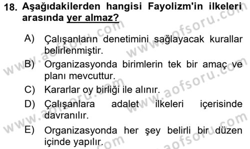 Kamu Ekonomisi 2 Dersi 2015 - 2016 Yılı (Vize) Ara Sınav Soruları 18. Soru