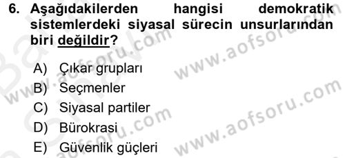 Kamu Ekonomisi 2 Dersi 2015 - 2016 Yılı (Vize) Ara Sınav Soruları 6. Soru