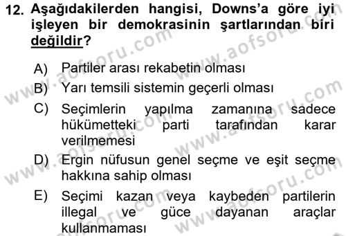Kamu Ekonomisi 2 Dersi 2015 - 2016 Yılı (Final) Dönem Sonu Sınav Soruları 12. Soru
