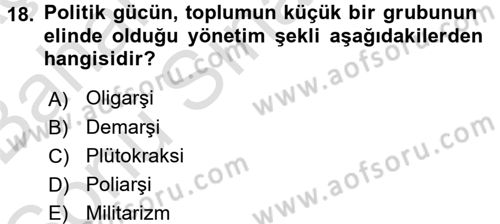 Kamu Ekonomisi 2 Dersi 2015 - 2016 Yılı (Final) Dönem Sonu Sınav Soruları 18. Soru