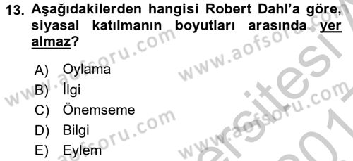 Kamu Ekonomisi 2 Dersi 2016 - 2017 Yılı 3 Ders Sınav Soruları 13. Soru